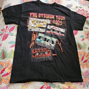 The Stadium Tour 2022 Motley Crue Def Leppard Poison Music T-shirt